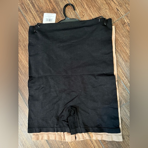 NWT FIT two pair of Firm Control, High Waisted, Seamless, Shaping Shorts. Size L - Picture 2 of 10